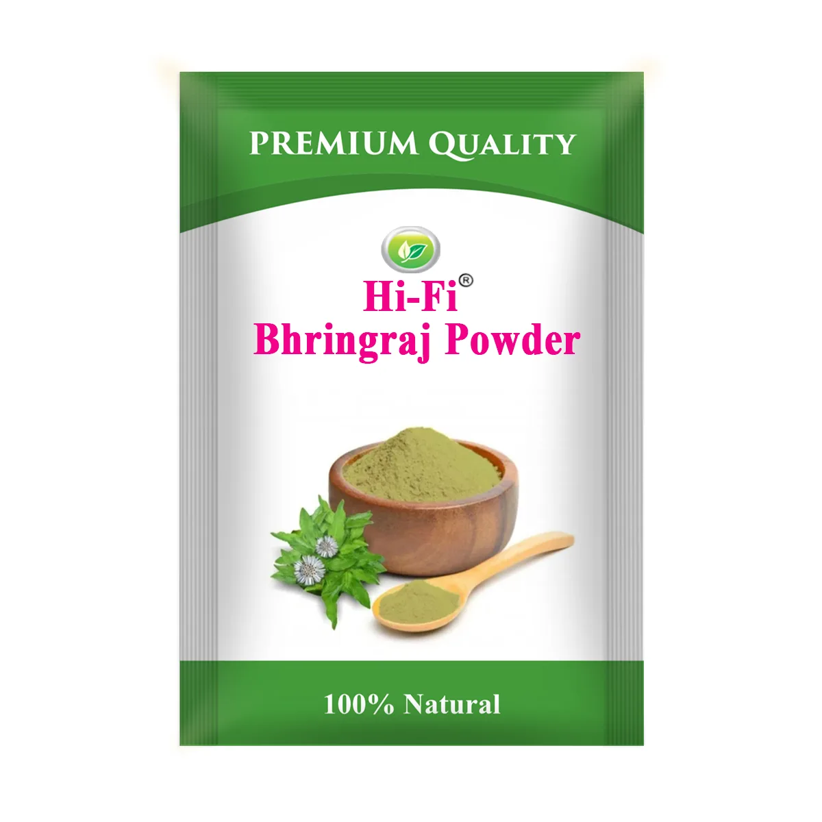 Bhringraj Powder for Hair | Hi-Fi Premium Pack of 2