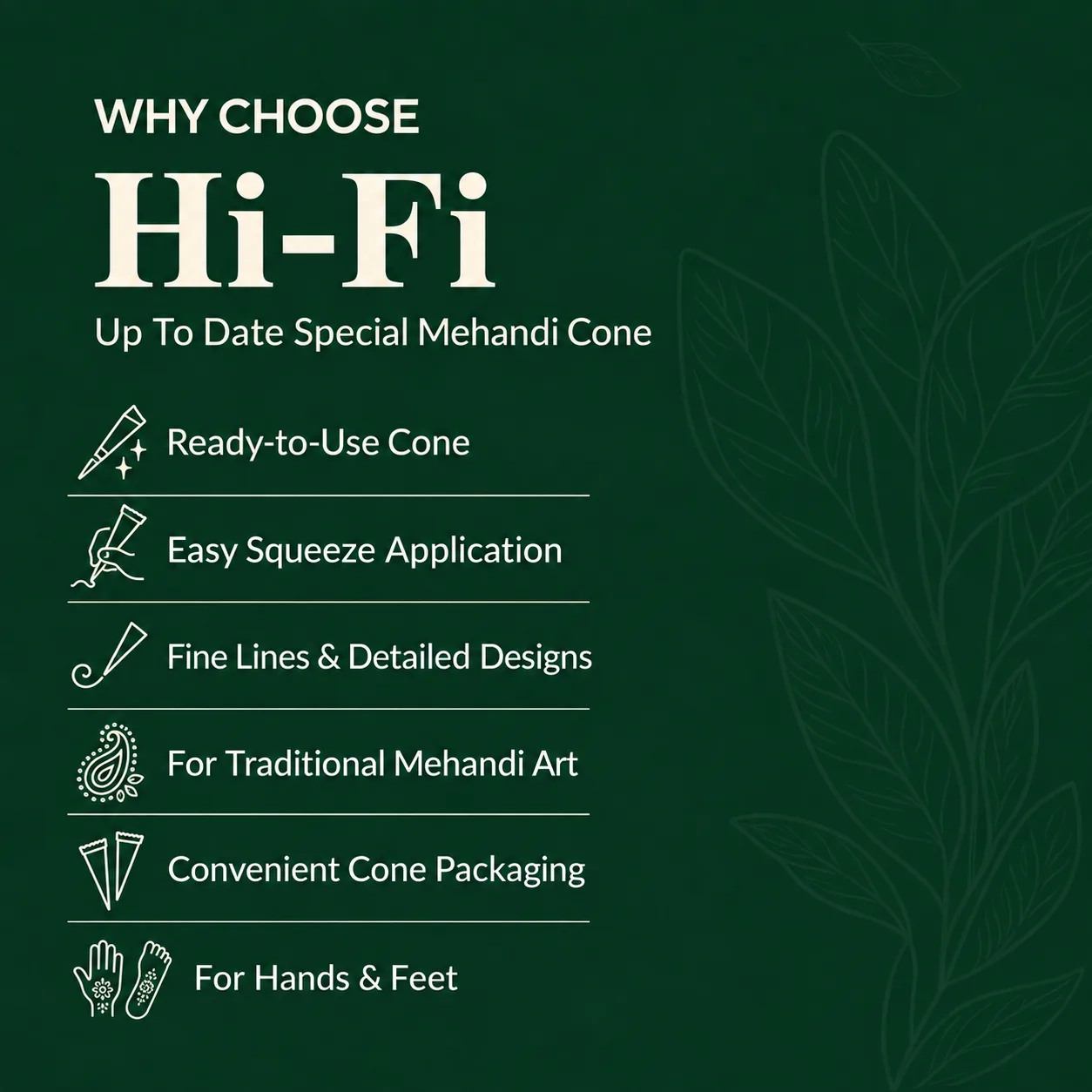 Elegant henna feature banner