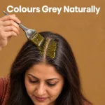 Henna brush for natural grey