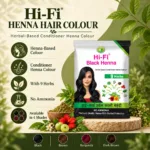 Hi-Fi Black Henna botanical feature banner