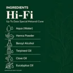 Hi-Fi Mehandi ingredients banner