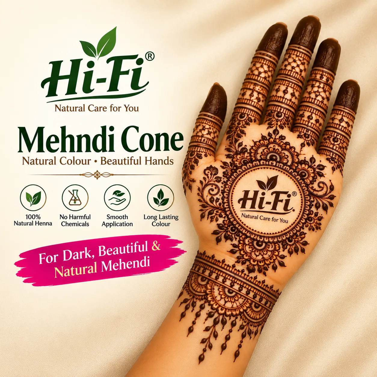 Natural Mehndi Beauty Ad