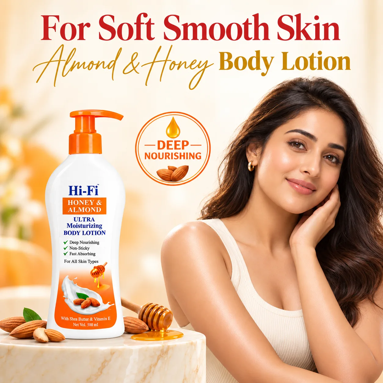Honey & Almond Ultra Moisturizing Body Lotion
