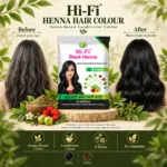 Herbal Henna Hair Colour – Black & Brown Shades | 12 gm