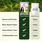 Natural Henna vs Regular Hair Color