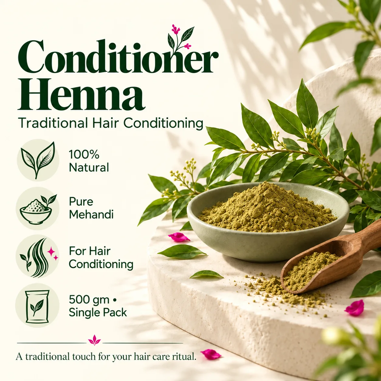 Traditional Henna Hair Care Ritual